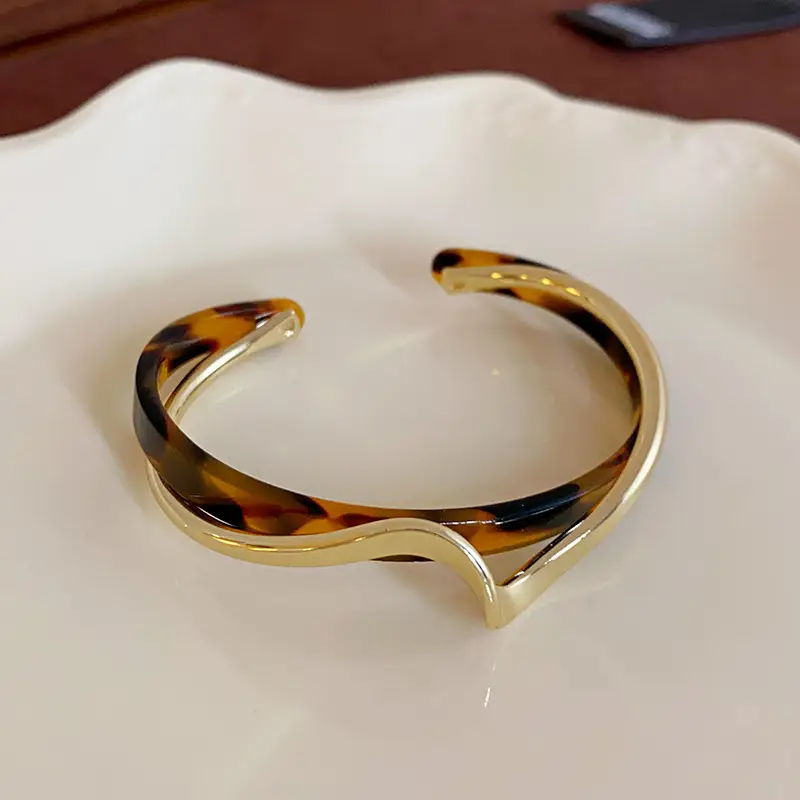 Rose Gold Zircon Bracelets Set for Women
