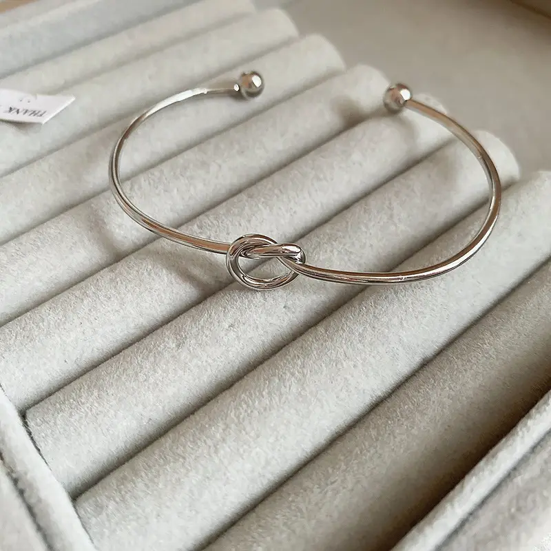 Rose Gold Zircon Bracelets Set for Women
