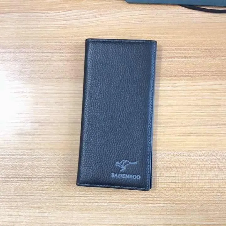 Men's PU Leather Long Wallet 9x18cm Lightweight