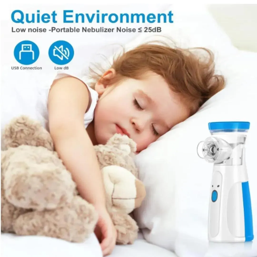 USB Rechargeable Mesh Nebulizer with Masks