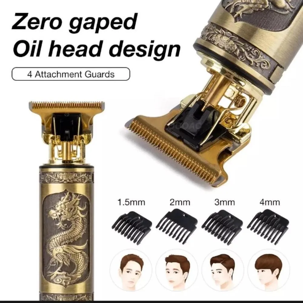 Rechargeable Golden Hair Trimmer for Men