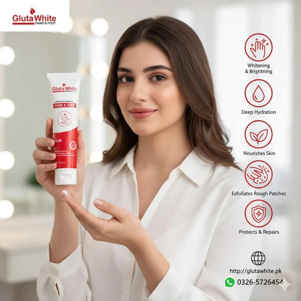 GlutaWhite Whitening Hand & Foot Cream 100ml
