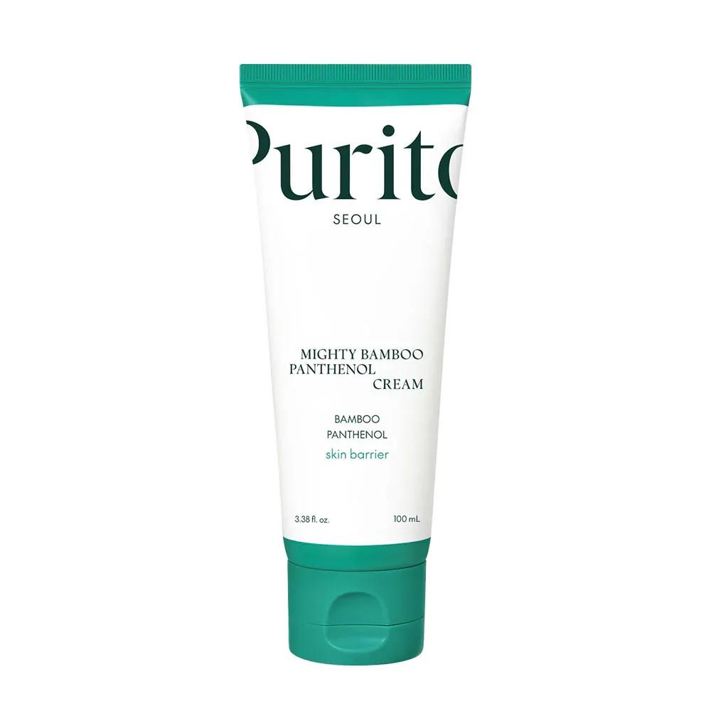 Purito Mighty Bamboo Panthenol Cream 100ml All Skin Types Hydrating Brightening