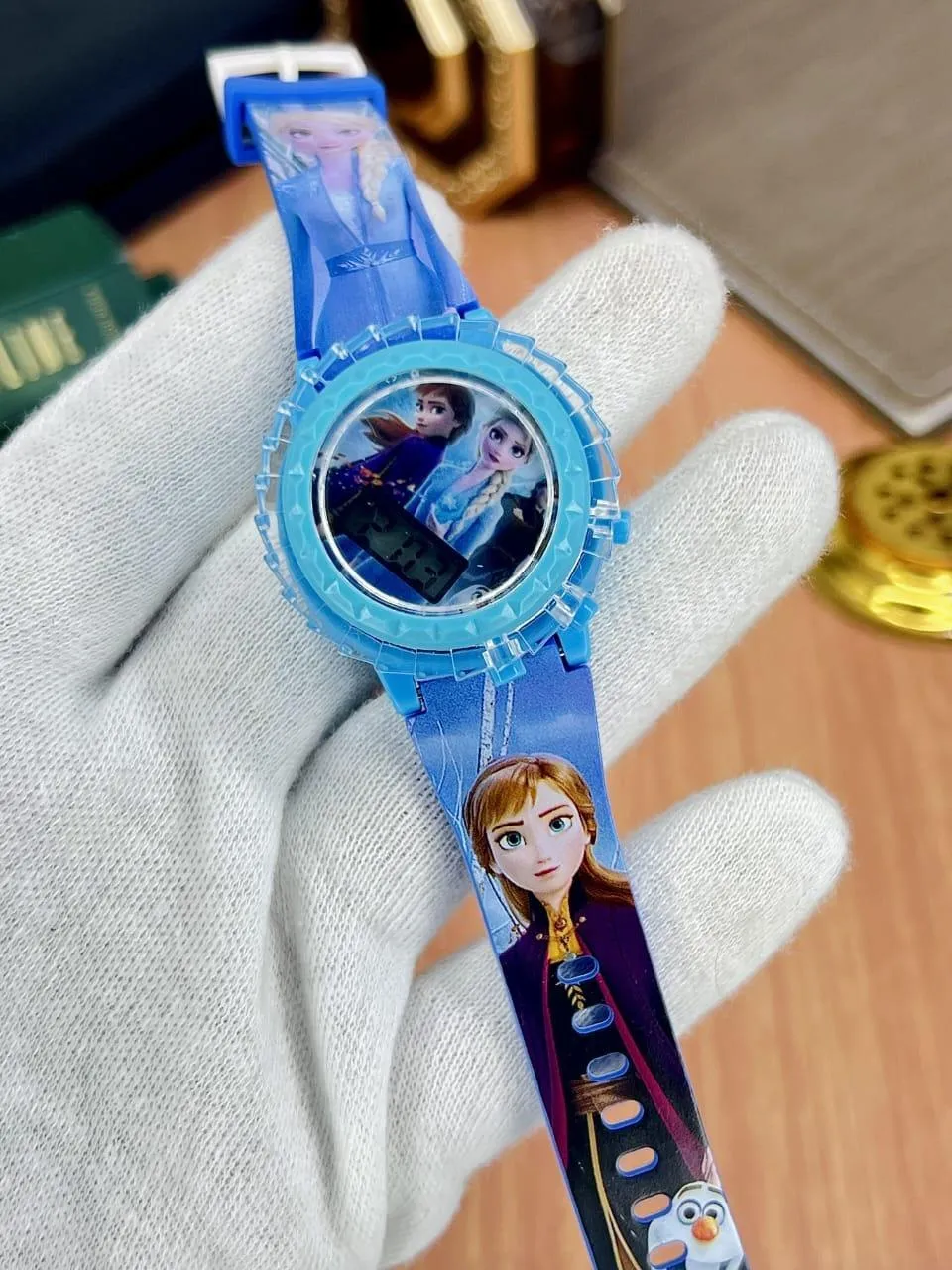 Kids Spinner Watches Spider-Man Frozen Doraemon Batman Minnie Mouse
