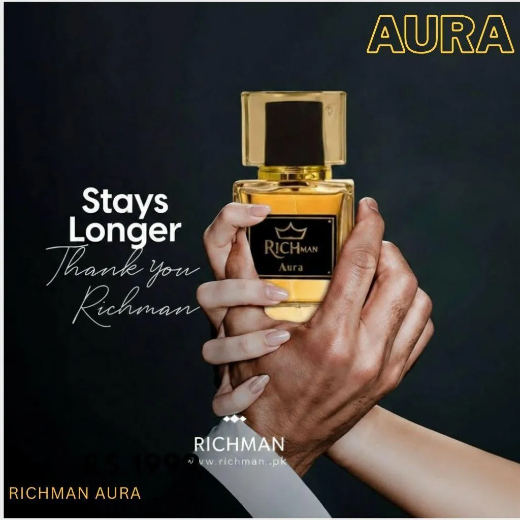 RichMan Aura Perfume for Men 2ml Long Lasting Bold Spicy Scent