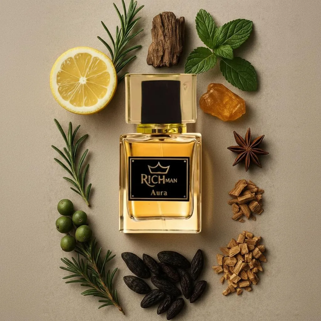 RichMan Aura Perfume for Men 2ml Long Lasting Bold Spicy Scent
