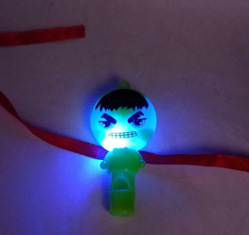 Mini Multicolor LED Keychain Light ABS Plastic
