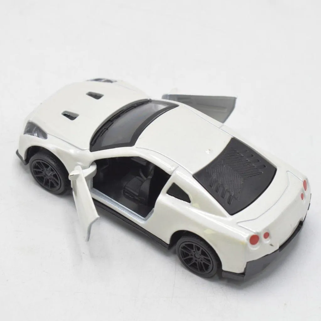 Diecast Sports Car Toy White 1-12Yrs Metal Openable Doors