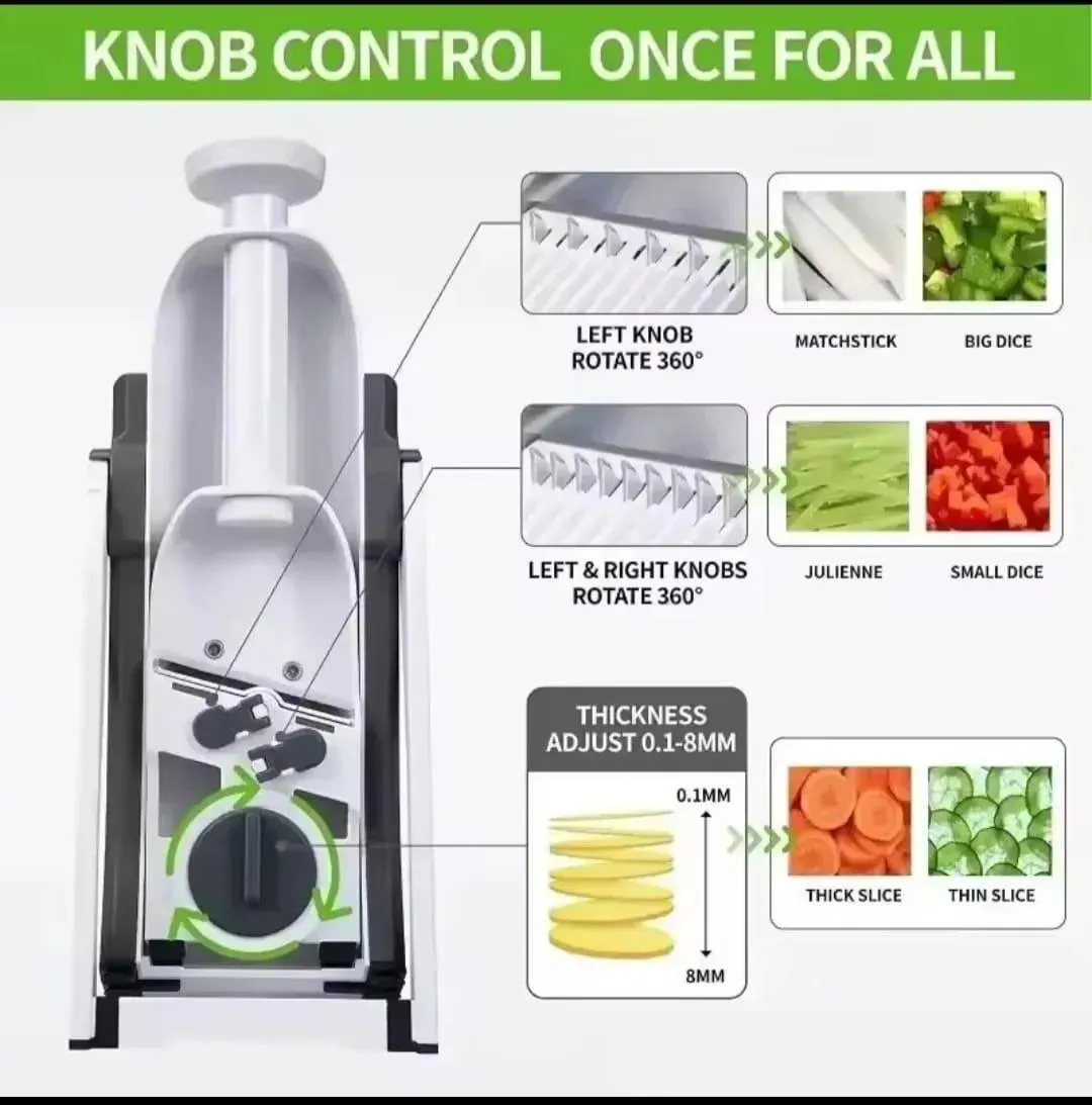 Mendoline Vegetable Slicer Multicolor ABS Kitchen Essential