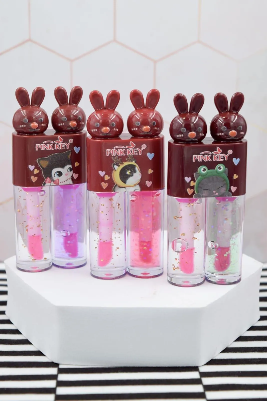 Hydrating 2-in-1 Lip Gloss Bunny Design 30g