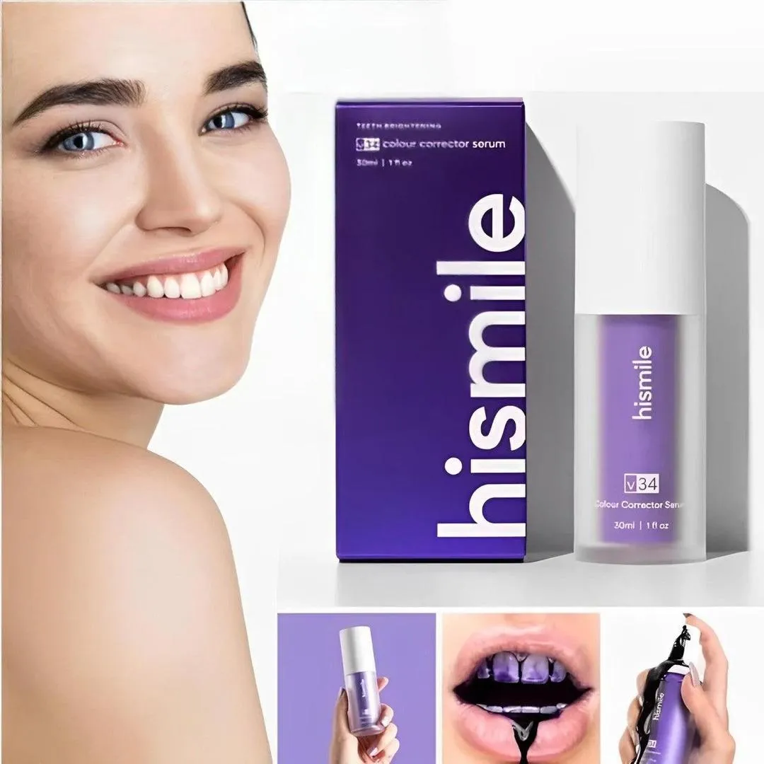 V34 Teeth Whitening Mousse 30ml Purple Menthol