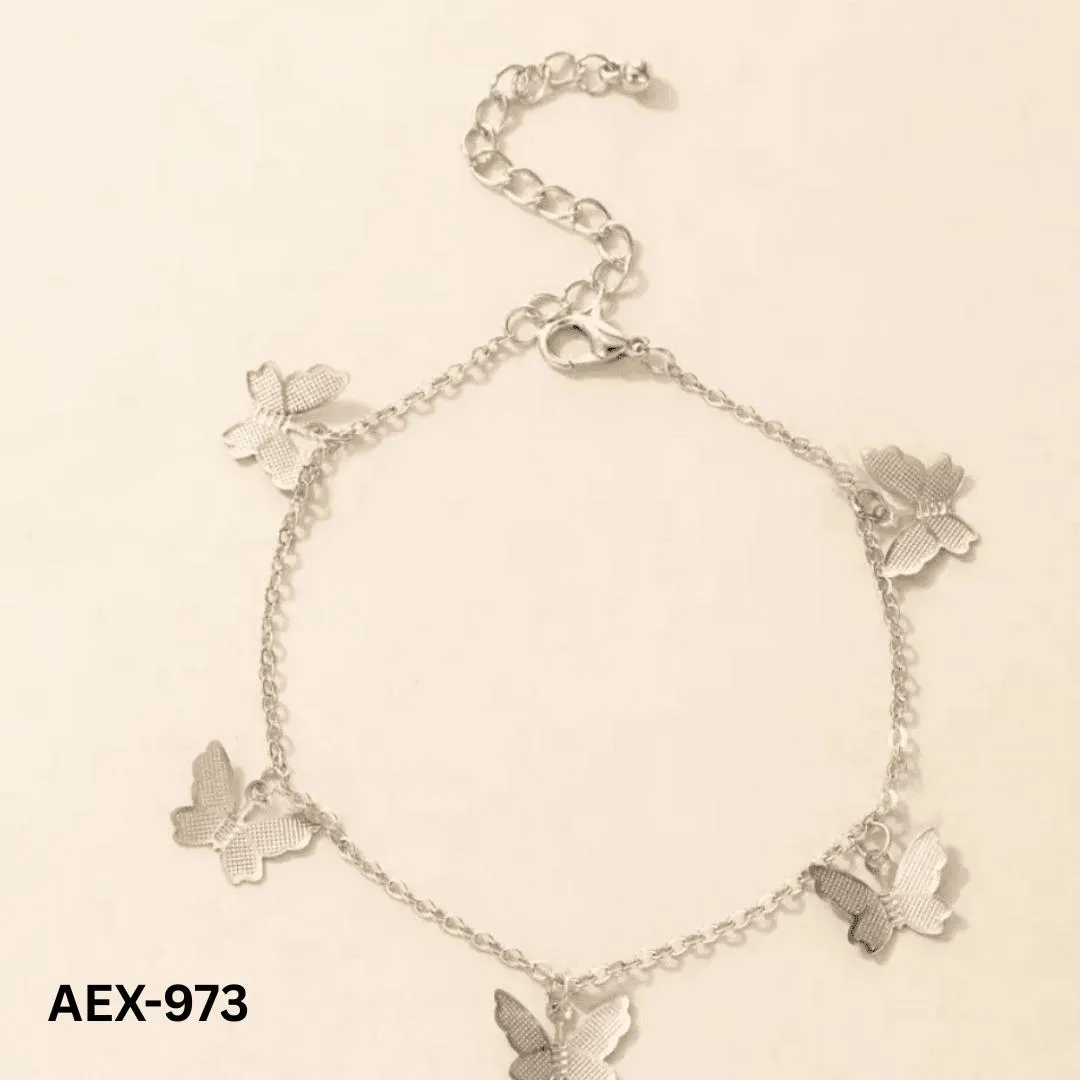 Golden Butterfly Chain Bracelet for Women