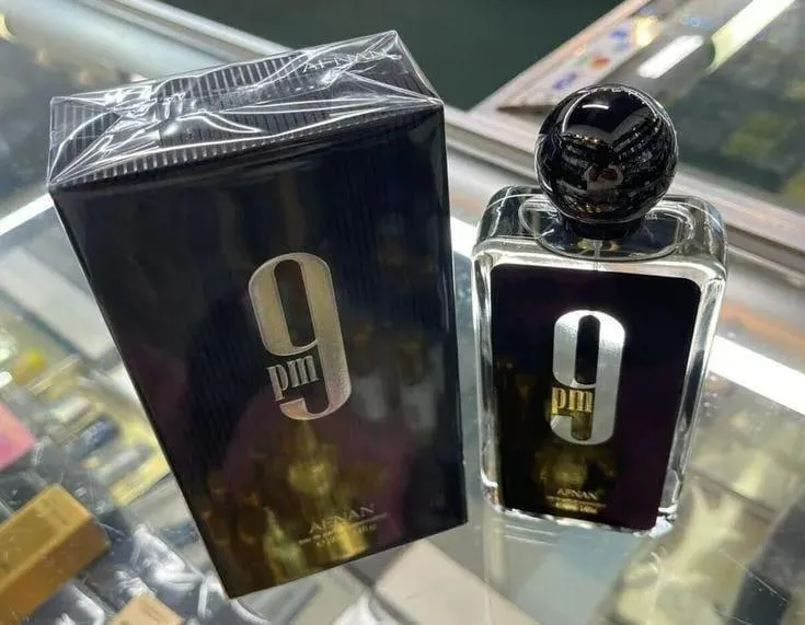 9 Pm By Afnan Men Perfume 100Ml Black Bottle Oriental