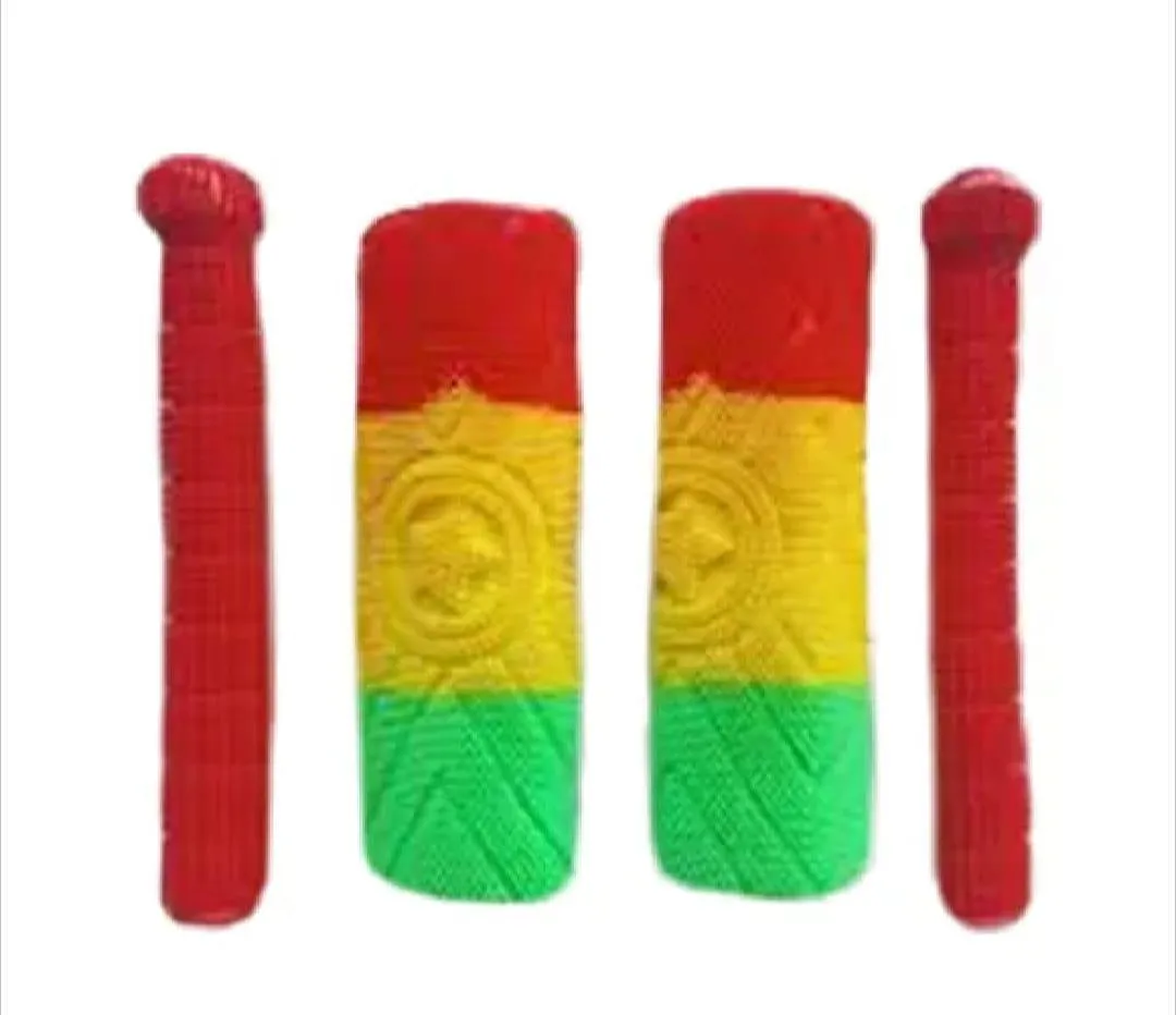 Multicolor Rubber Bike Grips 4Pcs Durable Comfort