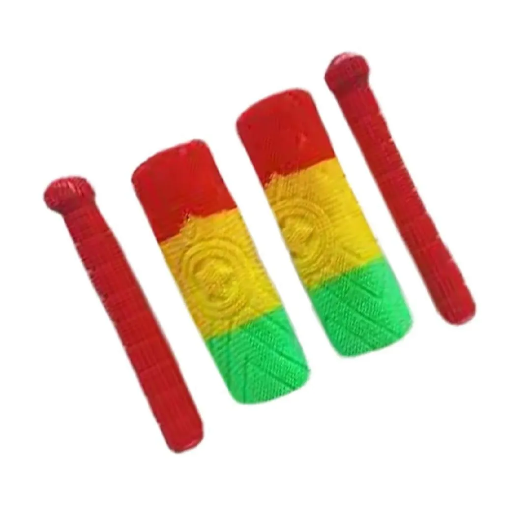 Multicolor Rubber Bike Grips 4Pcs Durable Comfort