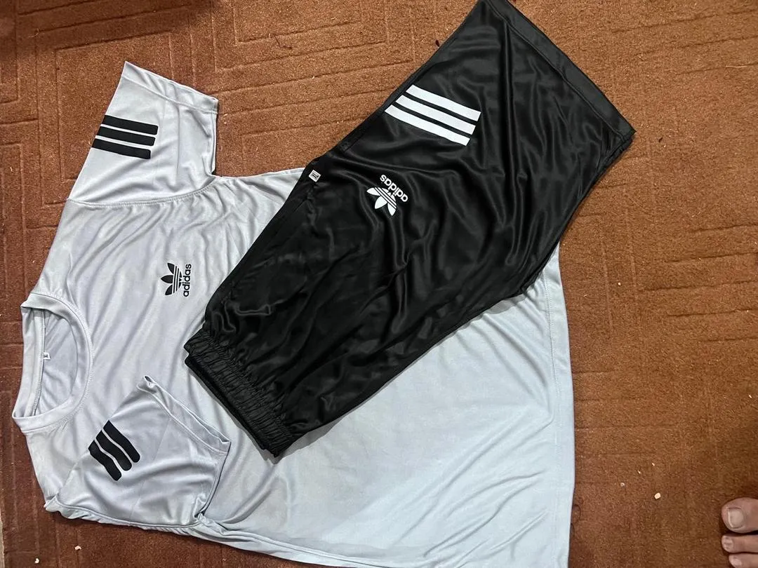 Nikkar Tracksuit Brown Black Adidas Summer Set
