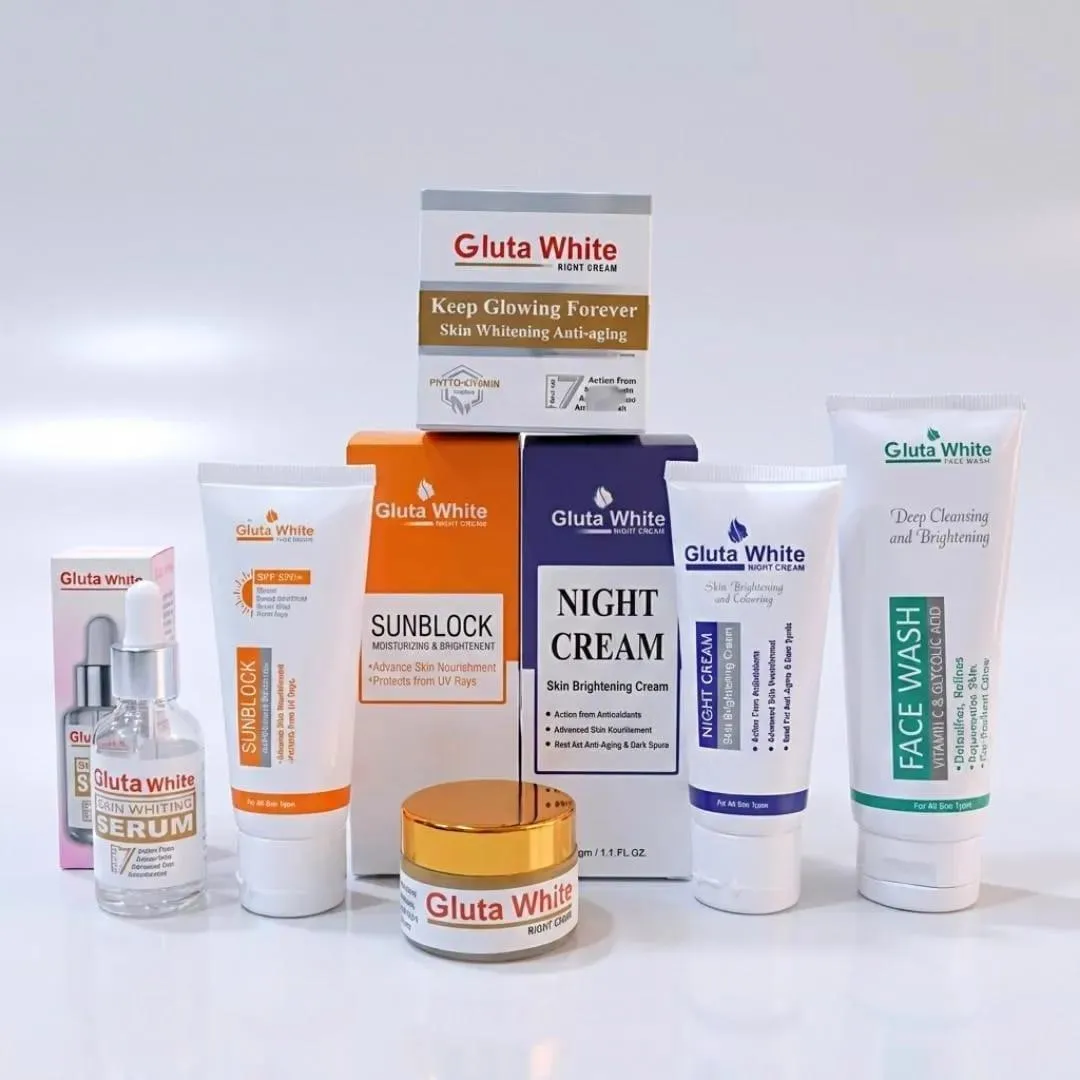 Gluta White 5-in-1 Skincare Bundle 200g Multicolor