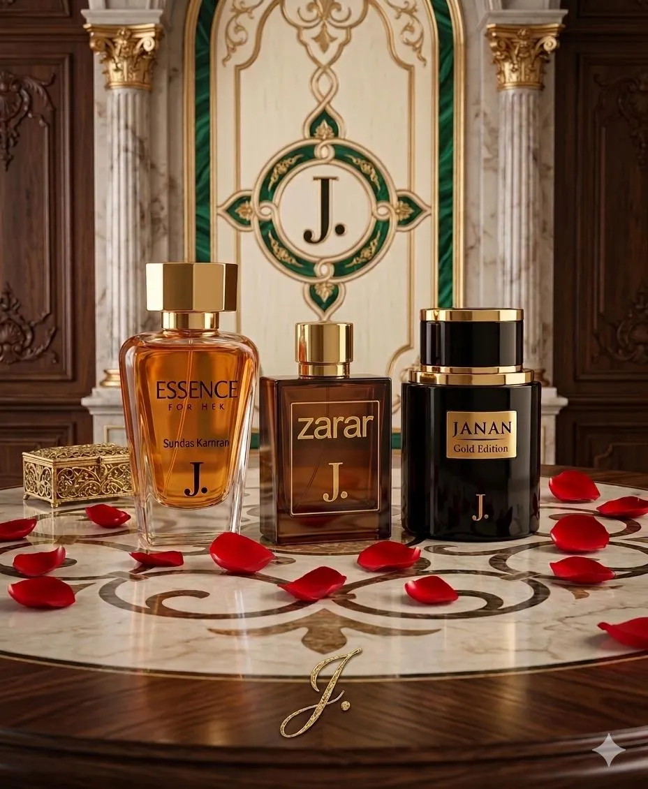 J Men Perfume Set: Zarar, Faran, Essense 3 Pcs