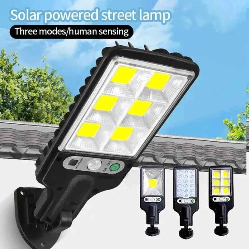 Intelligent Motion Sensor Solar Wall Lamp 200mAh Multicolor