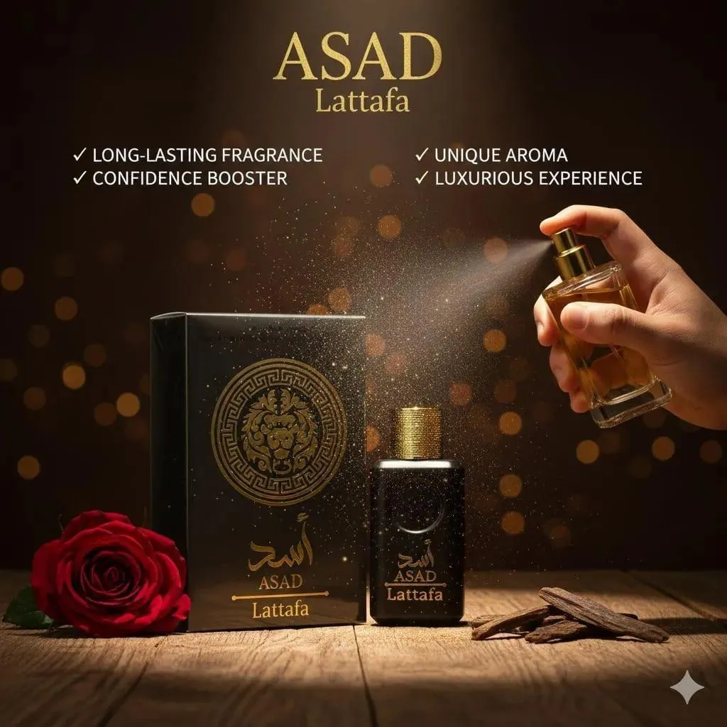 Lattafa Asad Eau de Parfum Black Unisex 100ml