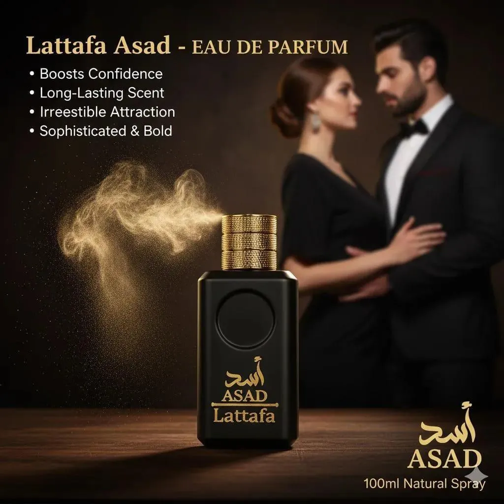 Lattafa Asad Eau de Parfum Black Unisex 100ml