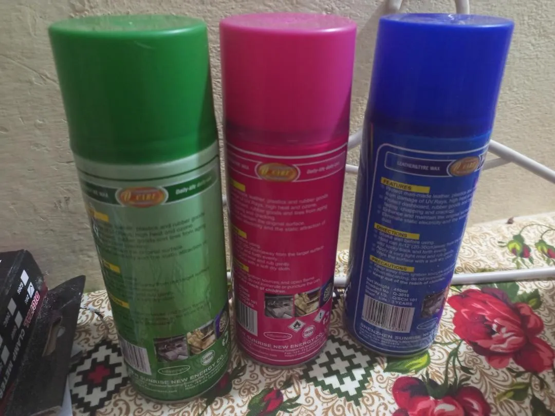 7CF Dashboard Wax Spray Shine & Protect