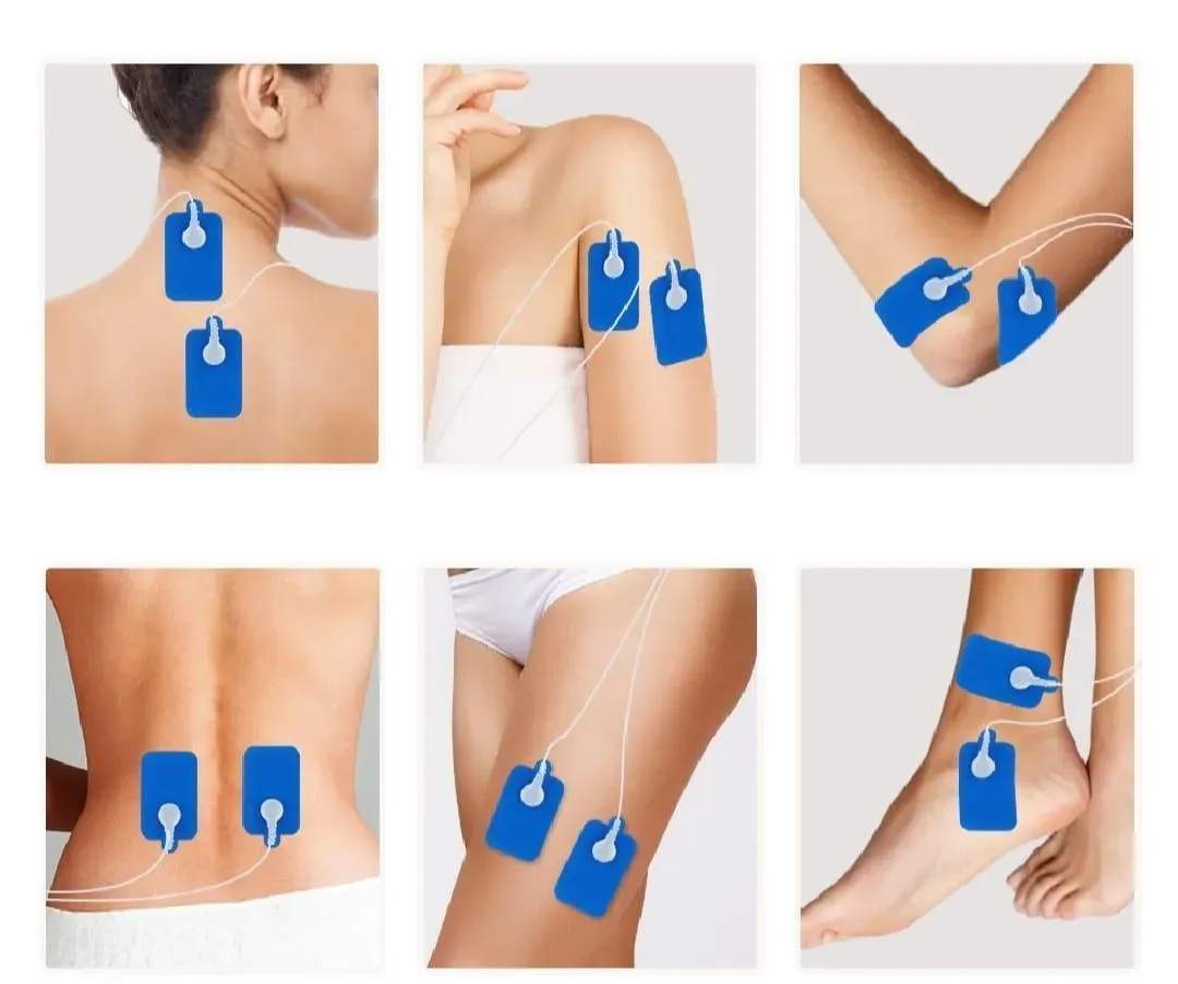 Mini Body Massager White ABS 200mAh 2W Portable