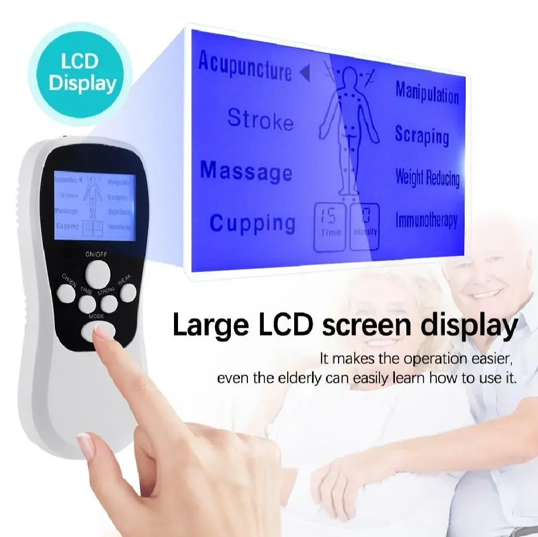 Mini Body Massager White ABS 200mAh 2W Portable