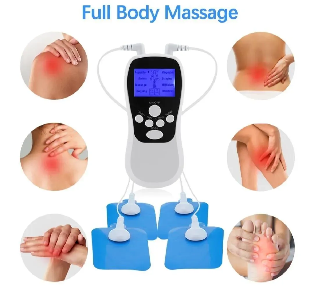 Mini Body Massager White ABS 200mAh 2W Portable