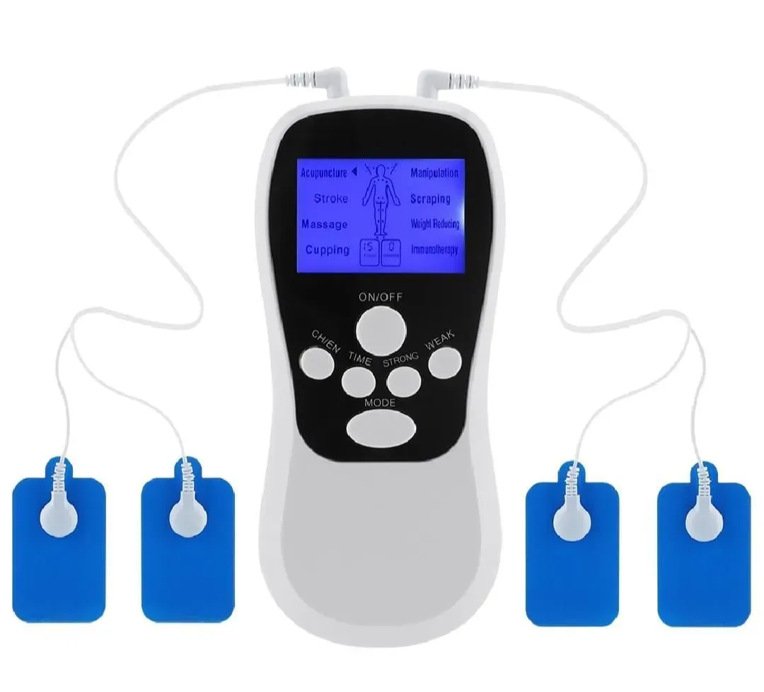Mini Body Massager White ABS 200mAh 2W Portable