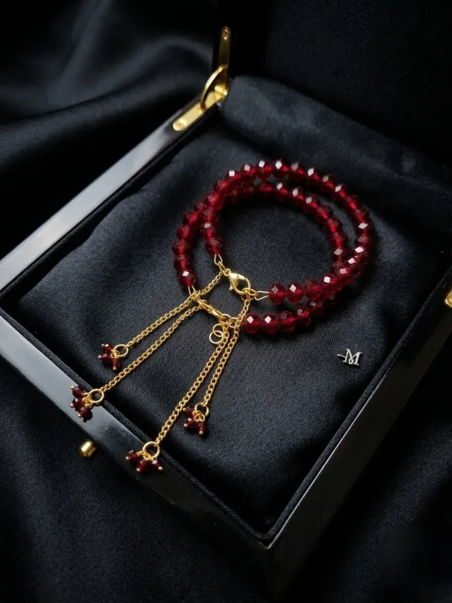 Adjustable Pearl Chain Bracelet Set for Women