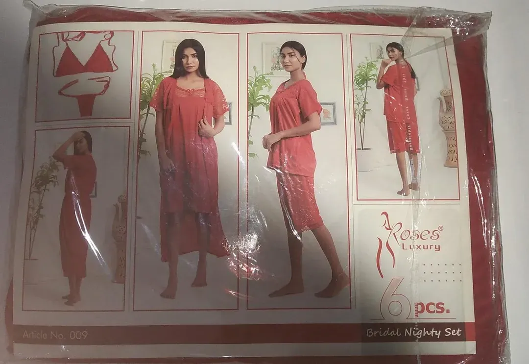 Red 2-Piece Night Suit for Women