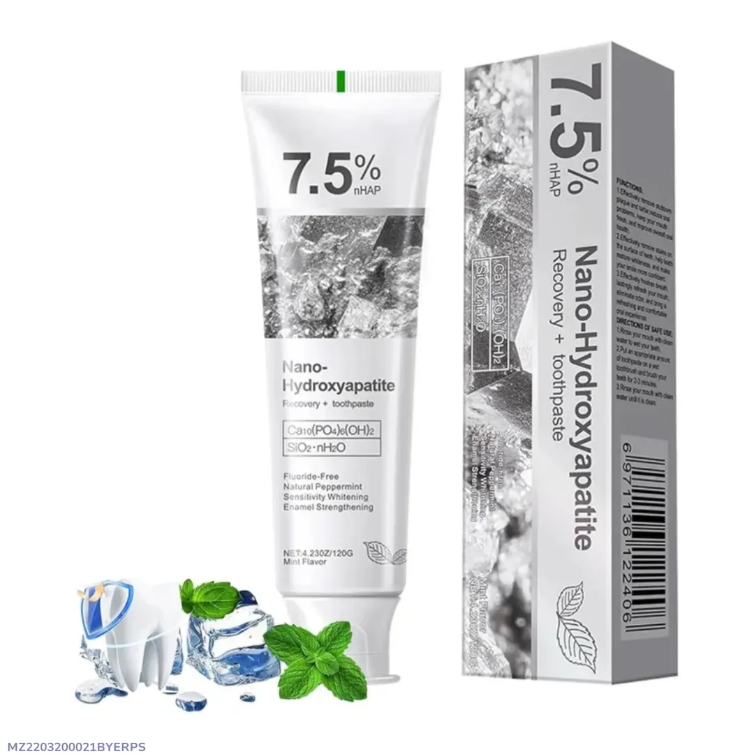 7.5% Nano Hydroxyapatite Teeth Whitening Toothpaste 120GM