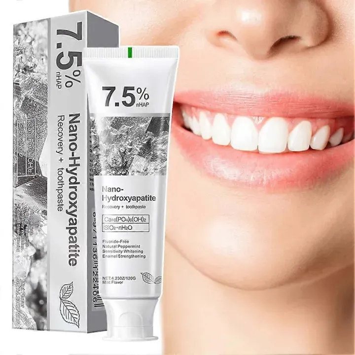 7.5% Nano Hydroxyapatite Teeth Whitening Toothpaste 120GM