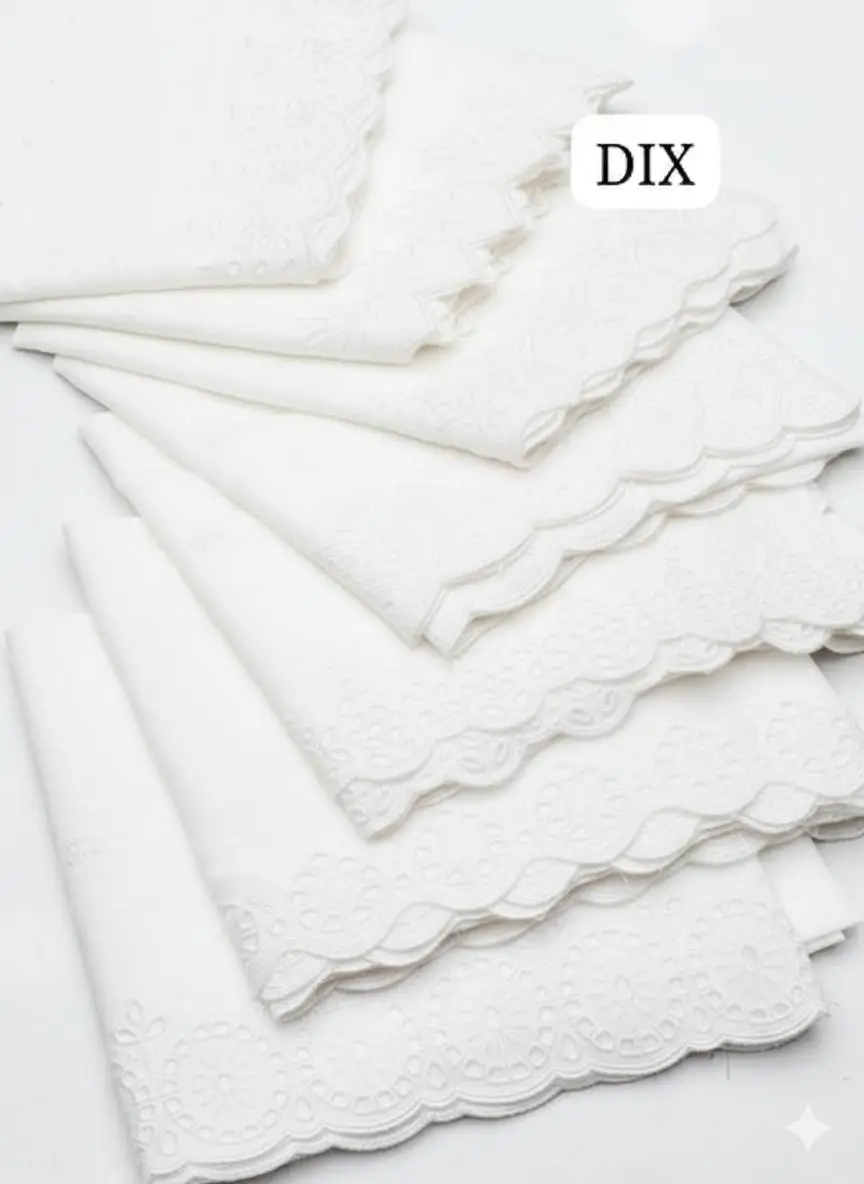 Women's Cotton Lawn Embroidered Border Shawl ( White )