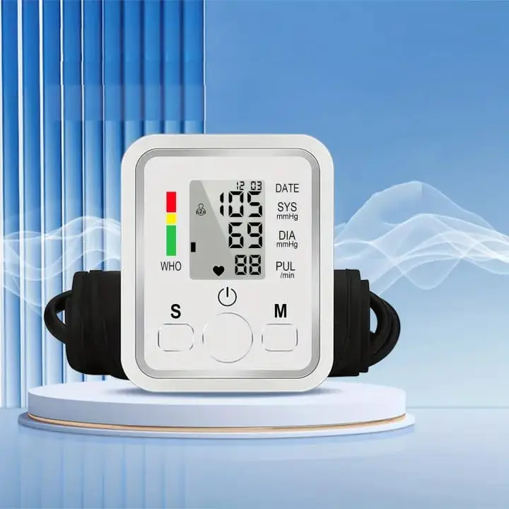 Arm Blood Pressure Monitor BP Automatic Professional Medical Portable Tonometer Digital Tensiometer Heart Rate Monitor 32 Cuff