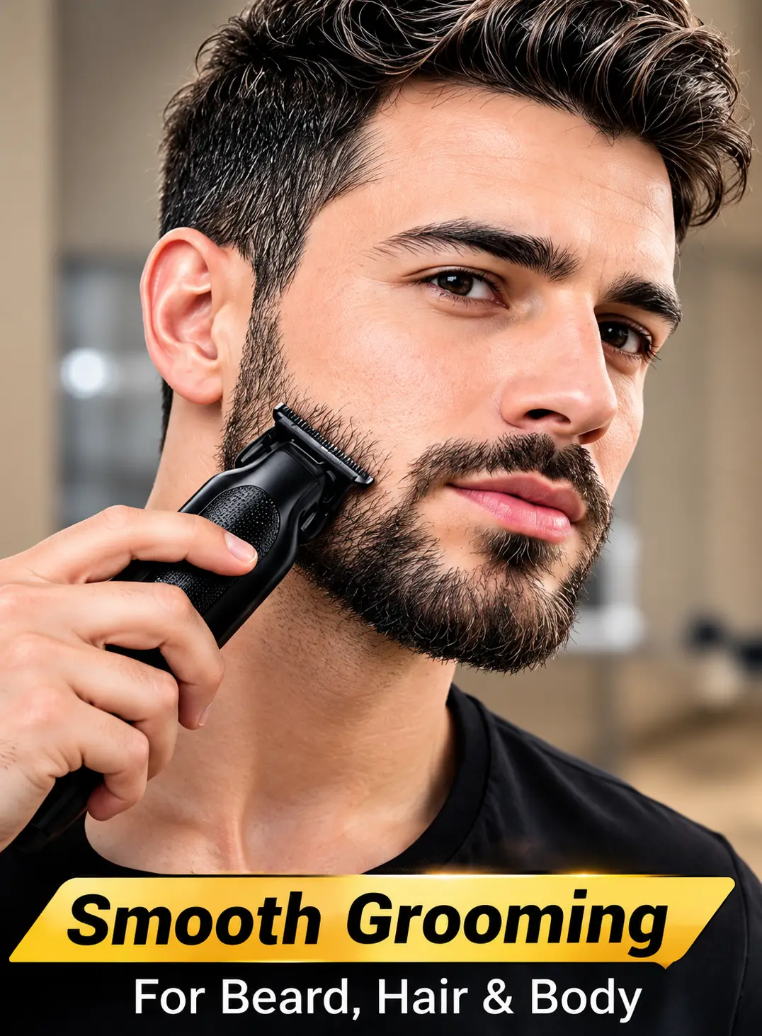 DALING DL-1909 Professional Hair Trimmer for Men | Cordless Rechargeable Hair & Beard Trimmer with Digital Display
