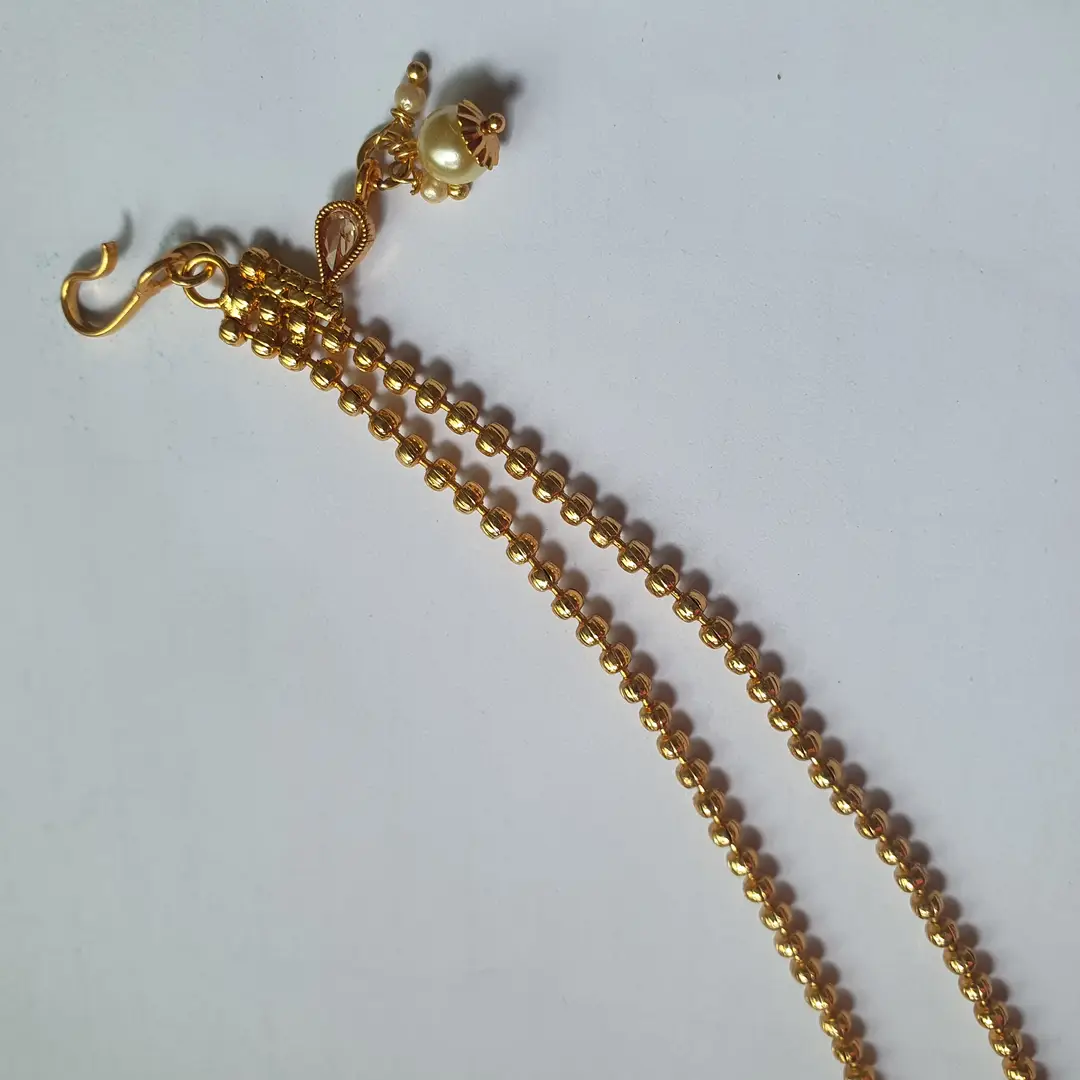 Noratan Design Gold Plated Kundan Matha Patti