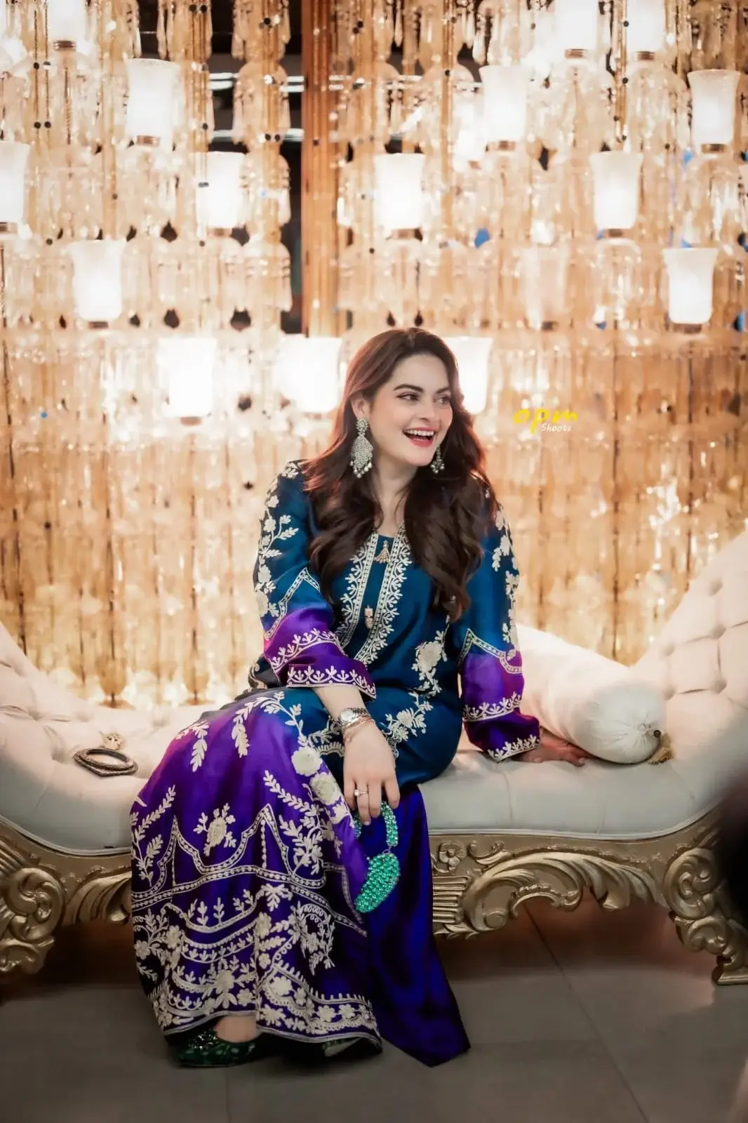 Stylish Printed Silk Shirt & Trouser Set - 2 Pcs