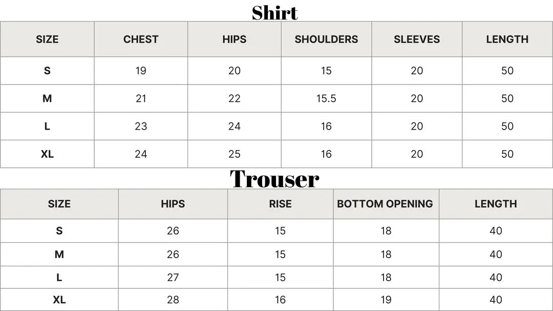 Stylish Printed Silk Shirt & Trouser Set - 2 Pcs