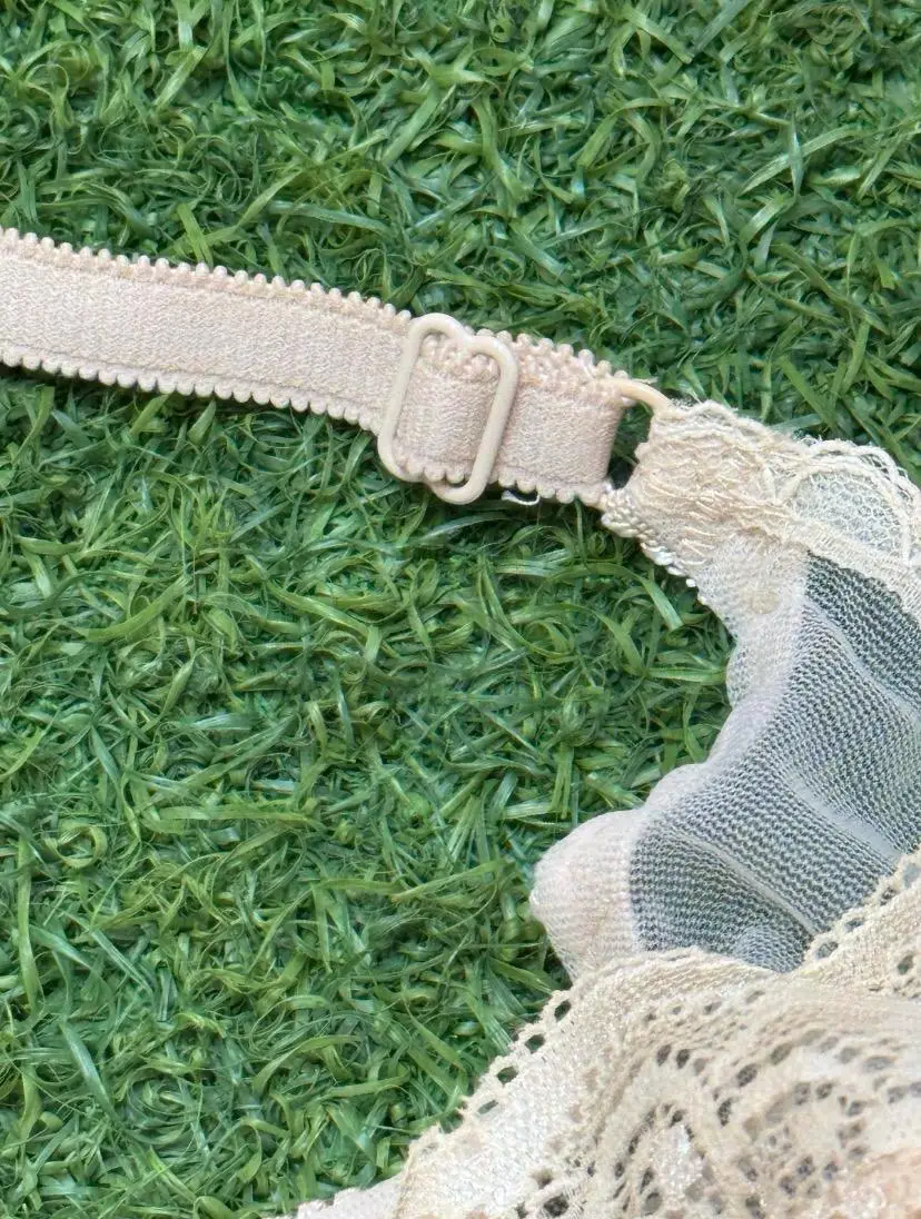 Cotton Lace Work Non-Padded Non-Padded Bra