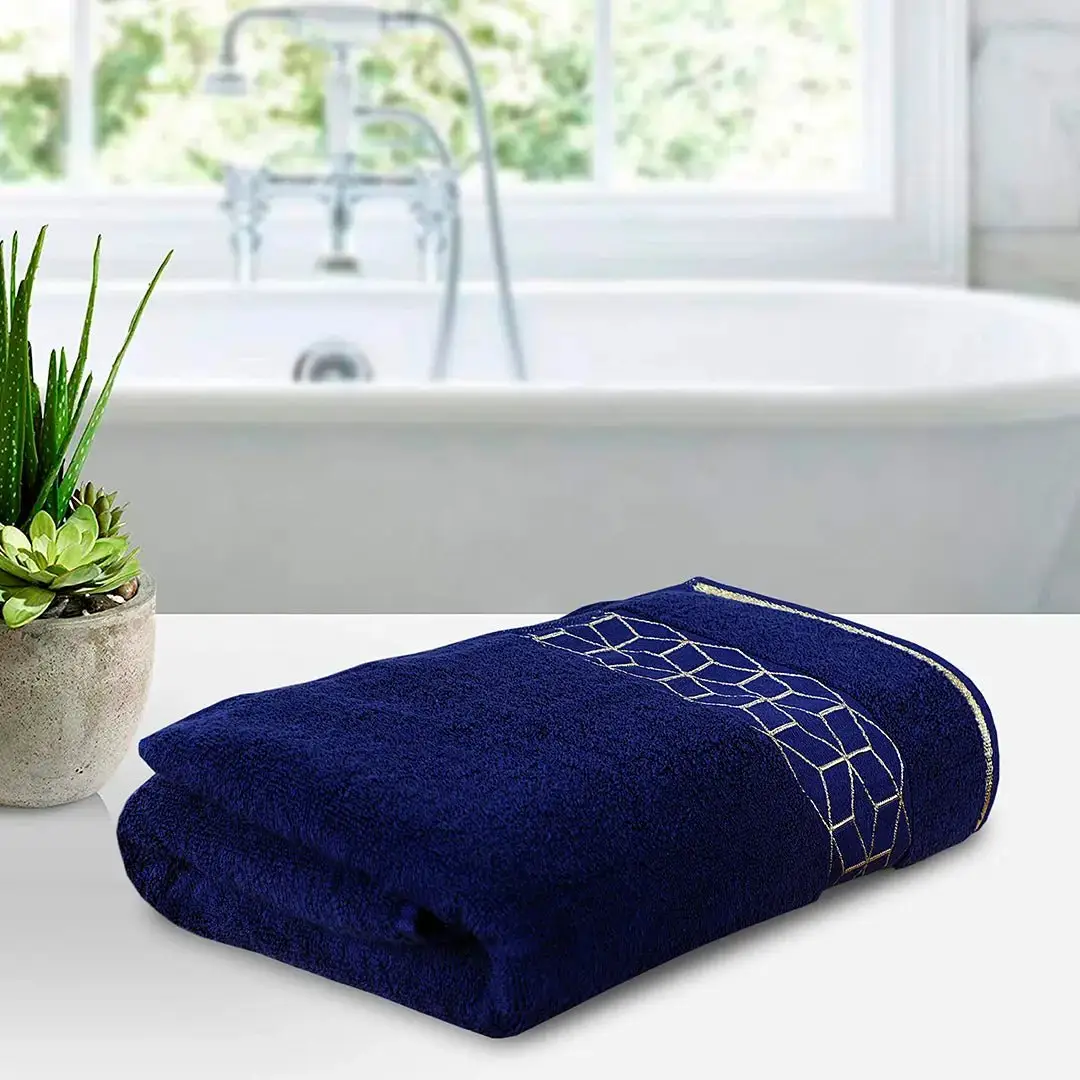 1 Pc Terry Cotton Plain Bath Towel
